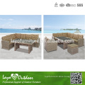 Rattan Corner Sofa Sets, 5mm round rattan weave , good quality ,